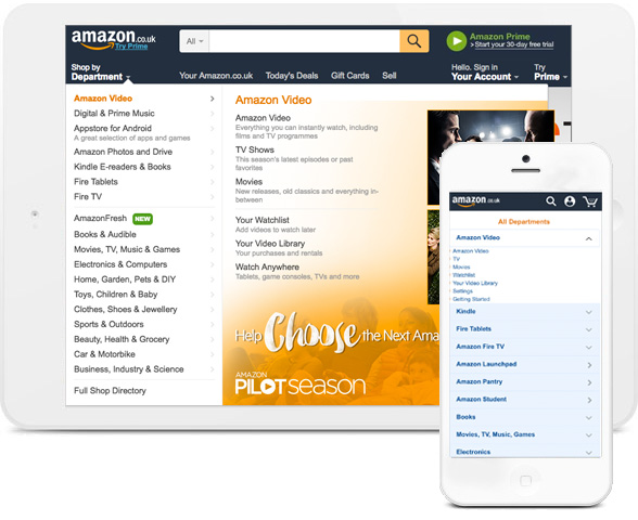 Amazon-Navigation